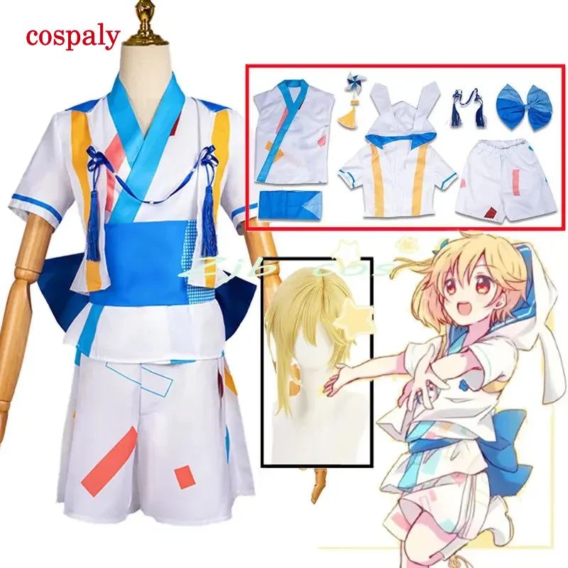 Een Nito Nazuna cosplay anime ensemble sterren kostuum konijn Shino Hajime Mashiro Tomoya kostuum konijntje meisje jassen shorts Paert se