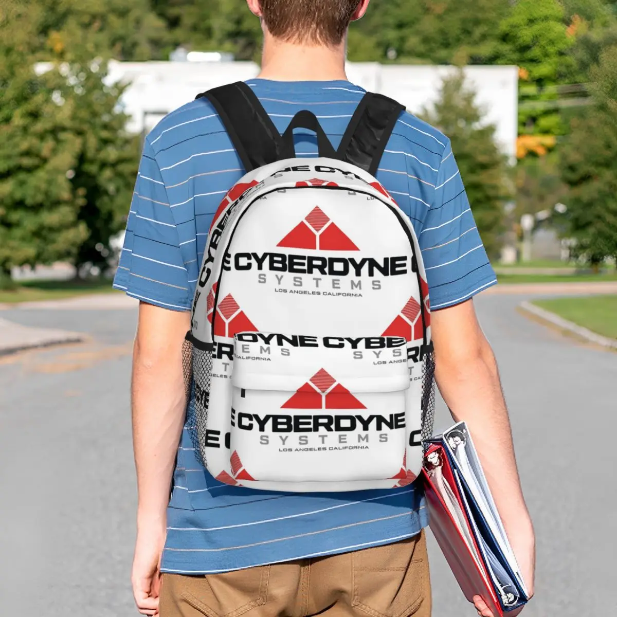 Cyberdyne Systems Backpack Student Boys Girls BookBag Men Women School Bag Laptop Shoulder Bags