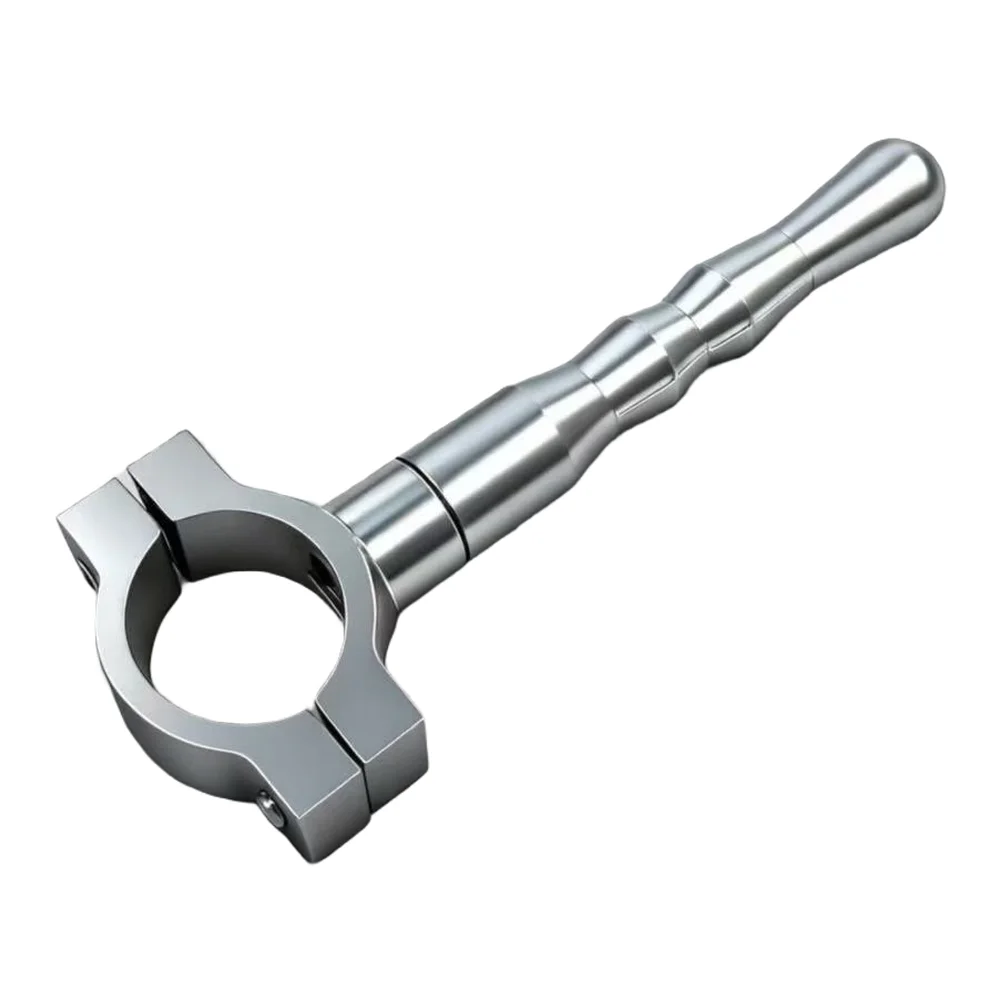 Motorcycle Side Stand Lengthener CNC Aluminum Alloy Rod Compatible with Common 8mm and 10mm Side Stand Pivot Shaft Diameters