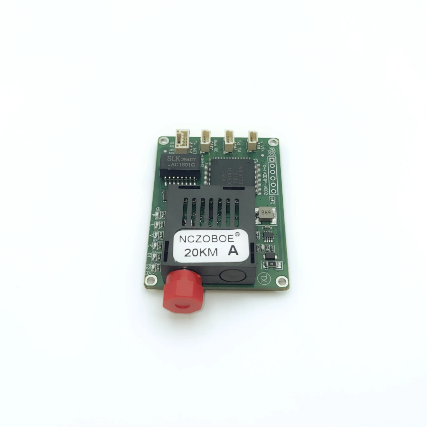 NCZOBOE FPV Optical Module 1 CVBS Analog Video TTL/SUBS/IP Ethernet over Fiber Optic Converter FC/UPC Singlemode Fiber up