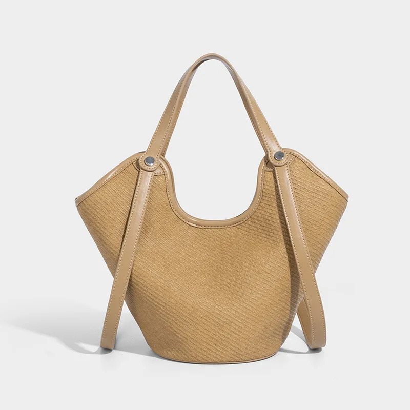 

Light Luxury Brand Design Bucket Bags Simple Lightweight Tote Bag New Fashion Crossbody Bags Solid Color Versatile Shoulder Bags