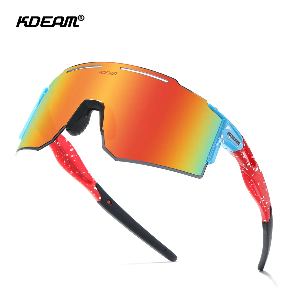 

KDEAM High Grade Polarized Cycling Sunglasses Men Women Bicycle Glasses UV400 Fishing Protection Eyewear Sport Windproof Goggles