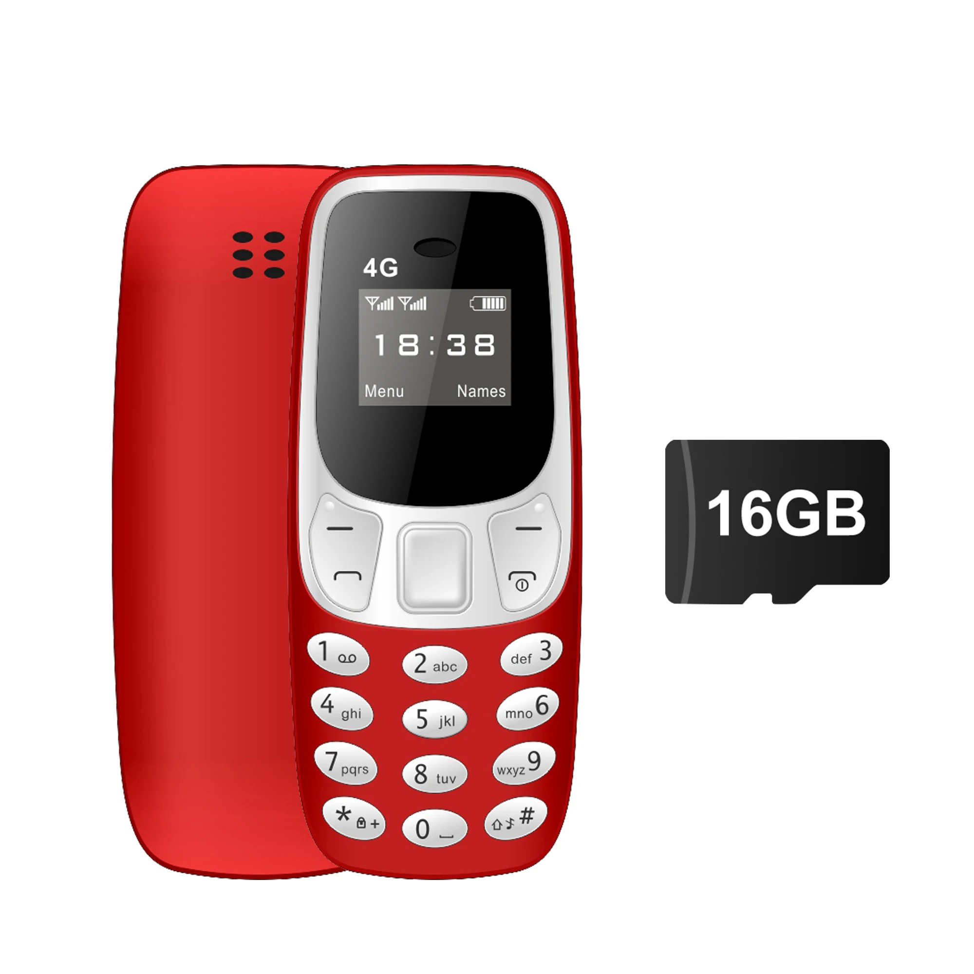 SERVO BM10 4G Mini-knopfunctie Telefoonsnelheidsknop Auto Call Recorder Blacklist 2 SIM Kleine mobiele telefoon Meertalig 2025 Nieuw