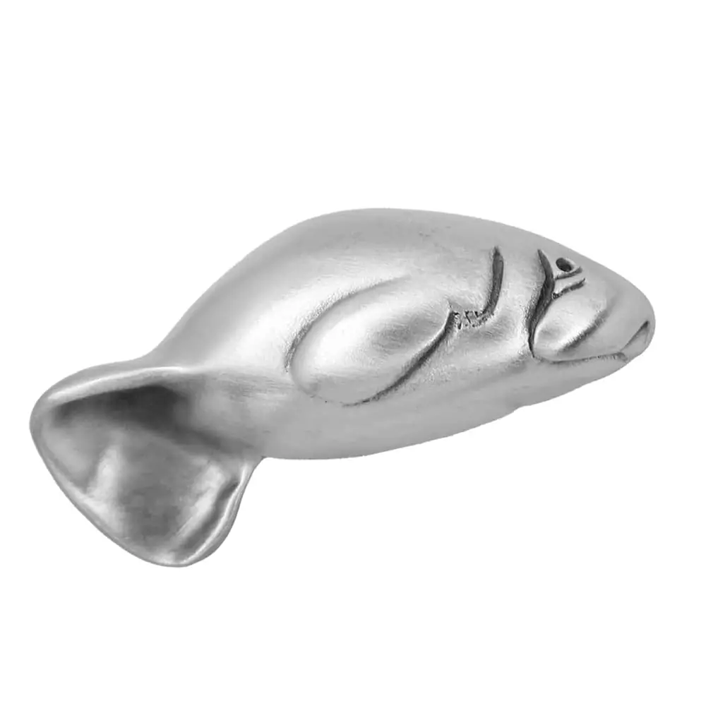 

Costello Coastal - Manatee Cabinet Knob (Right Facing) | Brushed Nickel Finish | Kitchen, Bedroom, Living Room, Bathroom