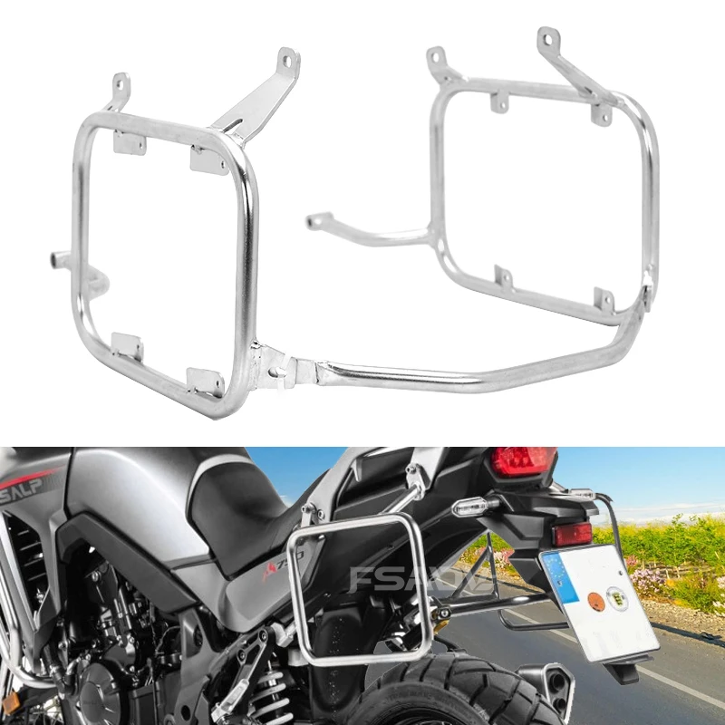 

For Honda XL750 Transalp 750 2023-2024 Side Box Bag Pannier Trunk Support Saddlebag Holder Side Case Luggage Rack Bracket Kit