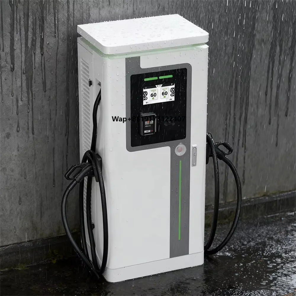 60kW DC EV Ccs2 Charger 80kW 120kW 160kW 180KW App Control Floor Mounted Dc Ev Electric Car Station for Commercial Use
