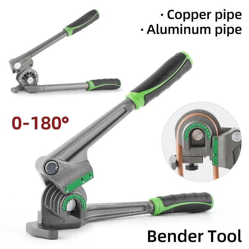 Tubing Bending Tool for Air Conditioning Refrigeration Repair, 3 em 1 Pipe Bender, 180 ° HVAC, cobre, tubos de alumínio, 6mm, 8mm, 10mm