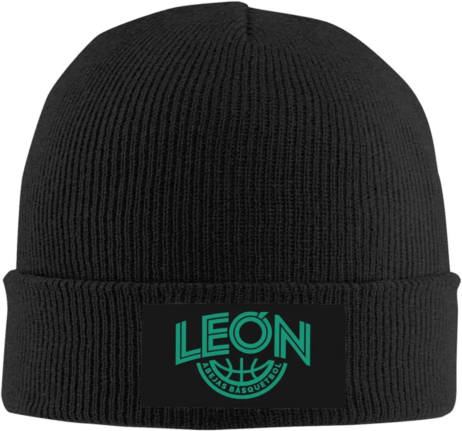 Abejas-De-Len-Basketball Unisex Skull Cap Beanie Hat Knit Hat Warm Cap Black Hat