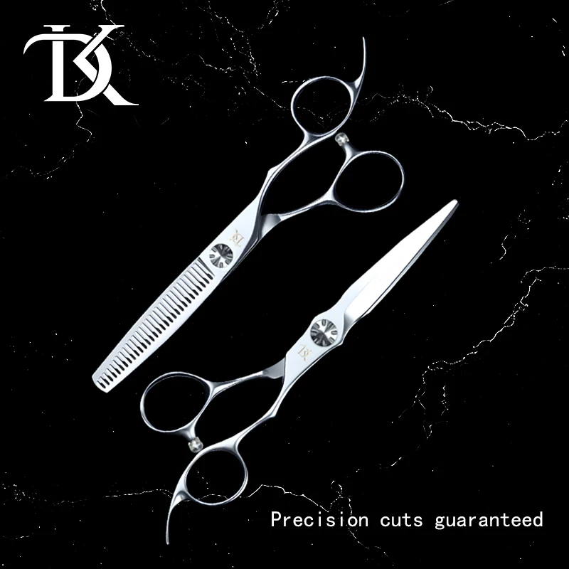 Titan 3D Scissors DK 440c Stainless Steel Scissor Hairdressing Shears Hair Cutting Machine Barber Shop Hair Professional Barber
