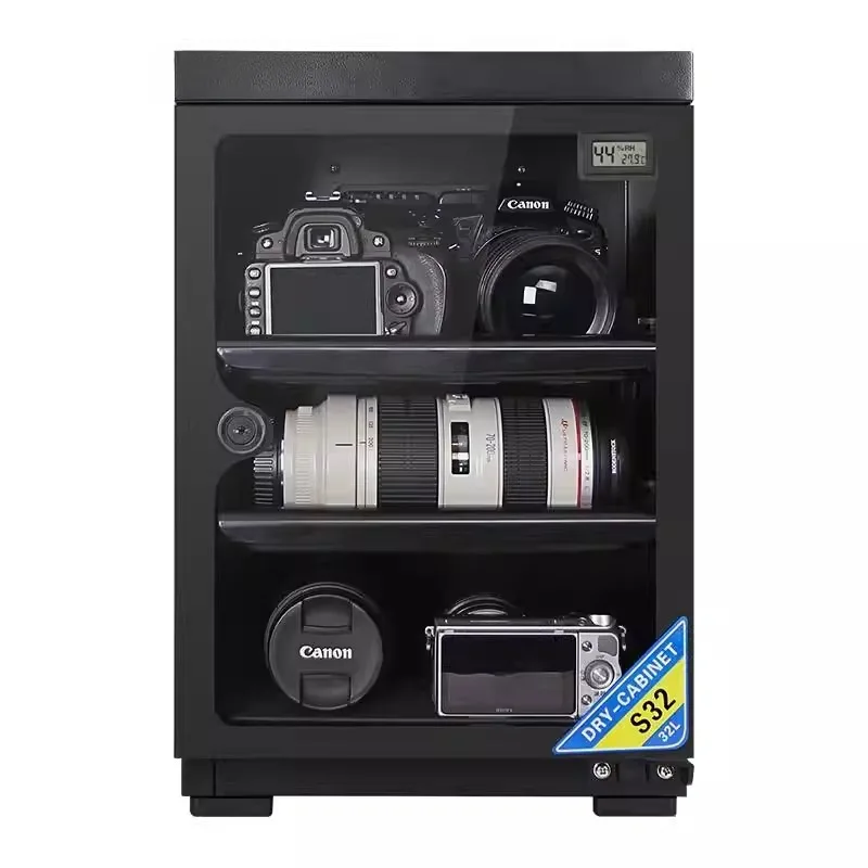 

Камерафонотехнический шкаф для контроля влажности, защита оборудования от плесени, безопасное сухое хранение для DSLR-камер и объективов