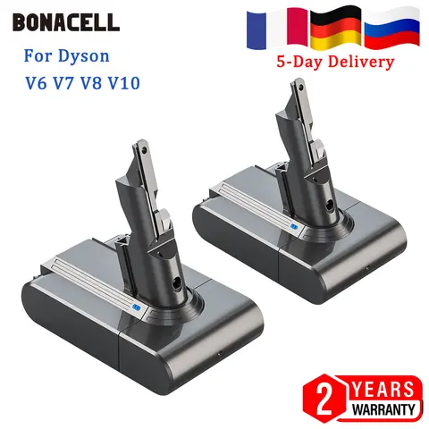 6000mAh For dyson V6 V7 V8 V10 Battery Replacement,SV10 SV11 SV12 SV09 Vacuum Cleaner Battery Power Tool Battery