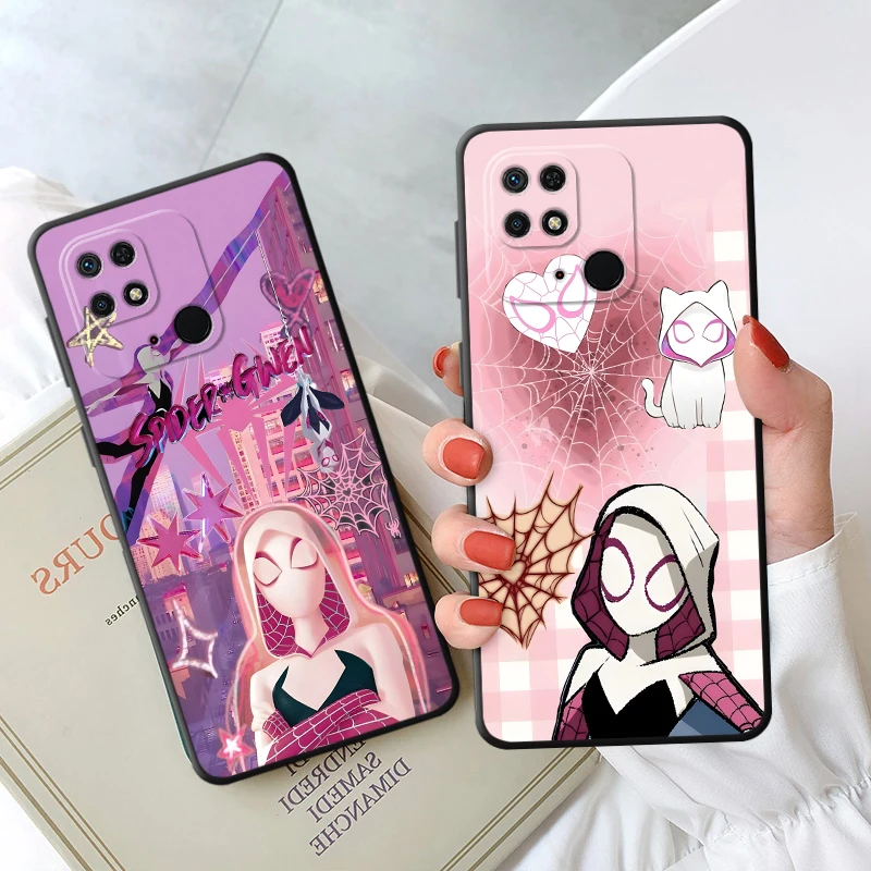Casing untuk Xiaomi Mi 11 12 13 Lite 10T 11T 12T Pro 12X 13 14 15 Pro Sampul Ponsel Hitam Lembut Marvel Spider Man Lucu