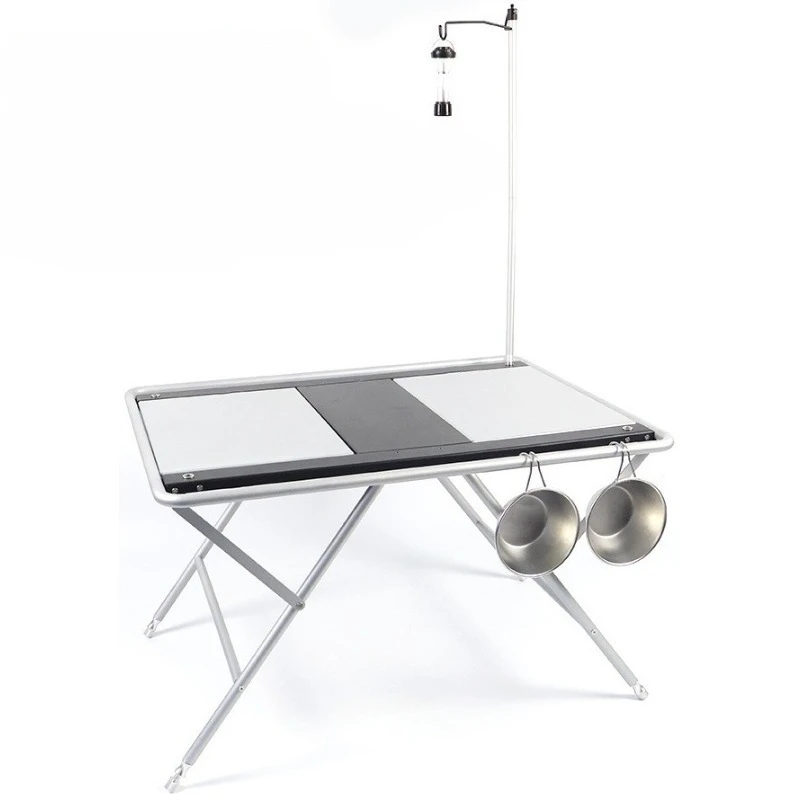 

Portable Aluminum Alloy Camping Tables Lightweight Folding Camping Table Desk Outdoor Hiking Picnic Grill Camping Supplies