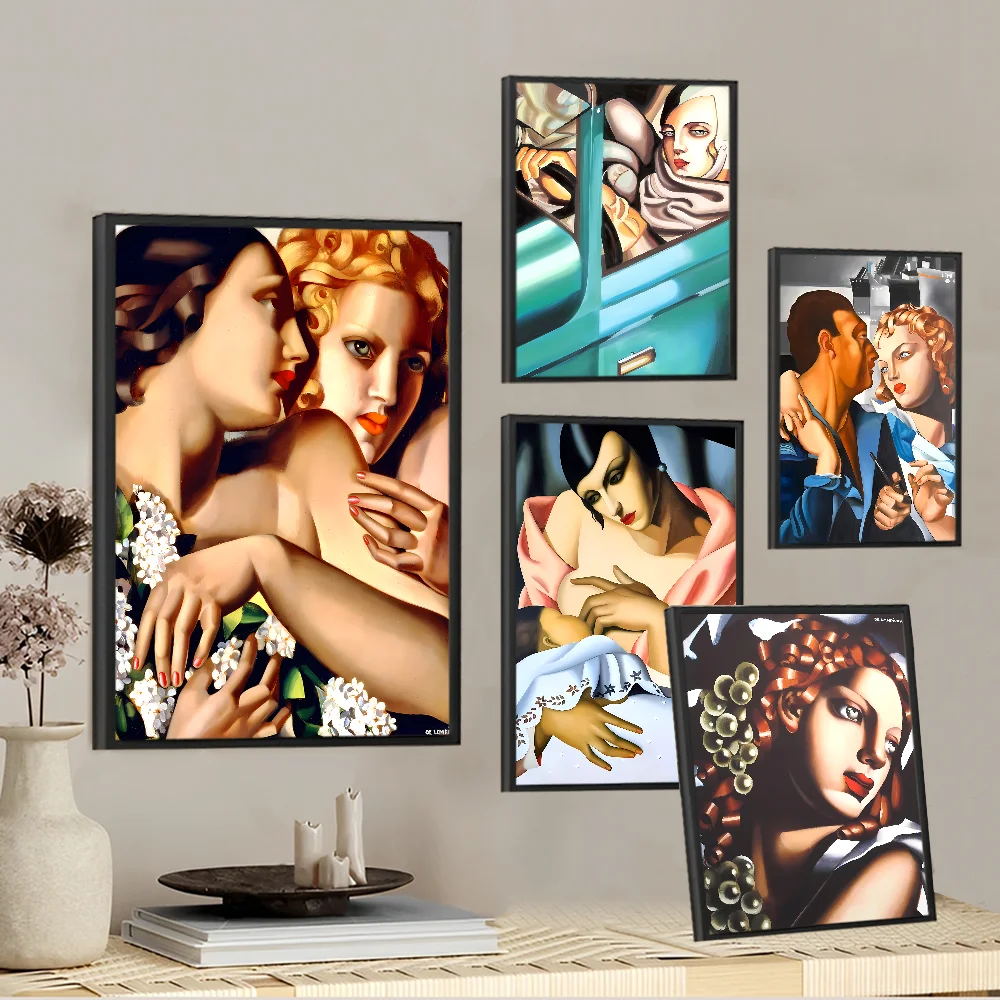 Tamara de Lempicka: Como Este Pôster Autoadesivo Transformou Minha Sala de Estar em Uma Galeria Modernista