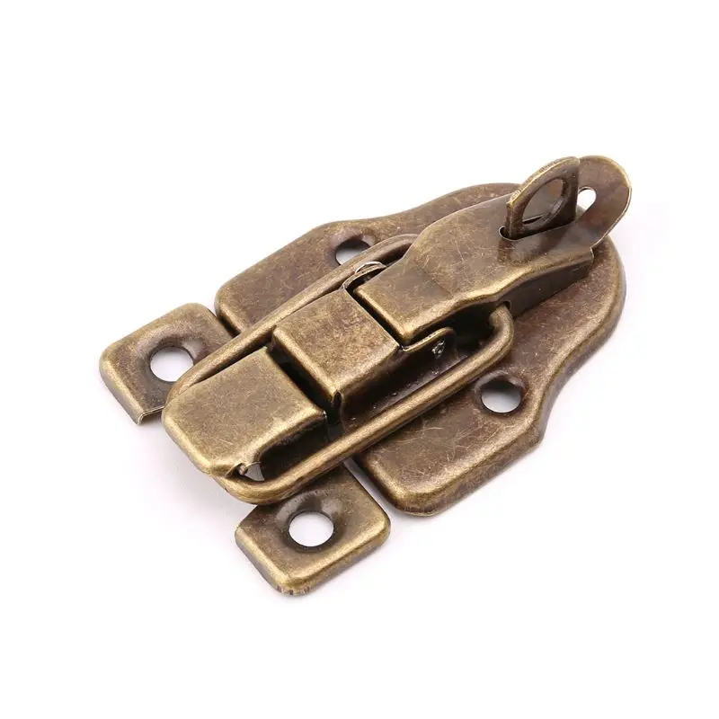 F92C Vintage Lock Antique Metal Buckle Suitcase for Case Toggle Lock Hasp for