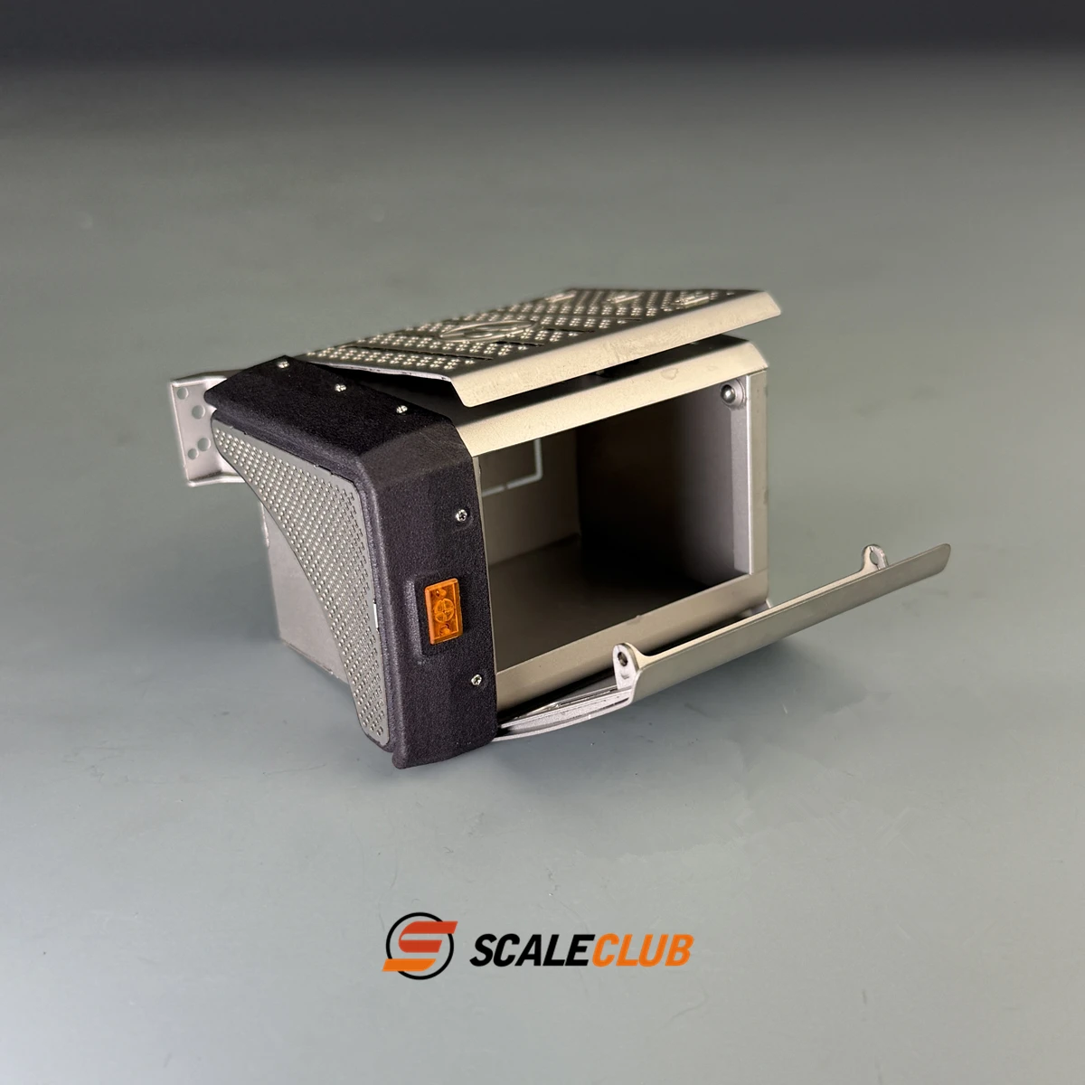 محاكاة العادم شاحنة أوروبية معدنية ل 1/14 تاميا RC بنز 3363 4151 التحكم عن بعد شاحنة قلابة مقطورة أجزاء لعبة قلابة #3