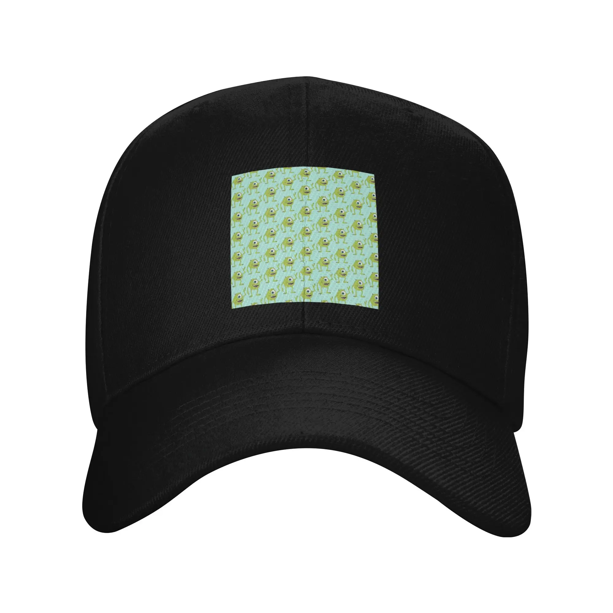 Mike Wazowski pattern Trendy Baseball Cap Parade Polyester Snapback Cap