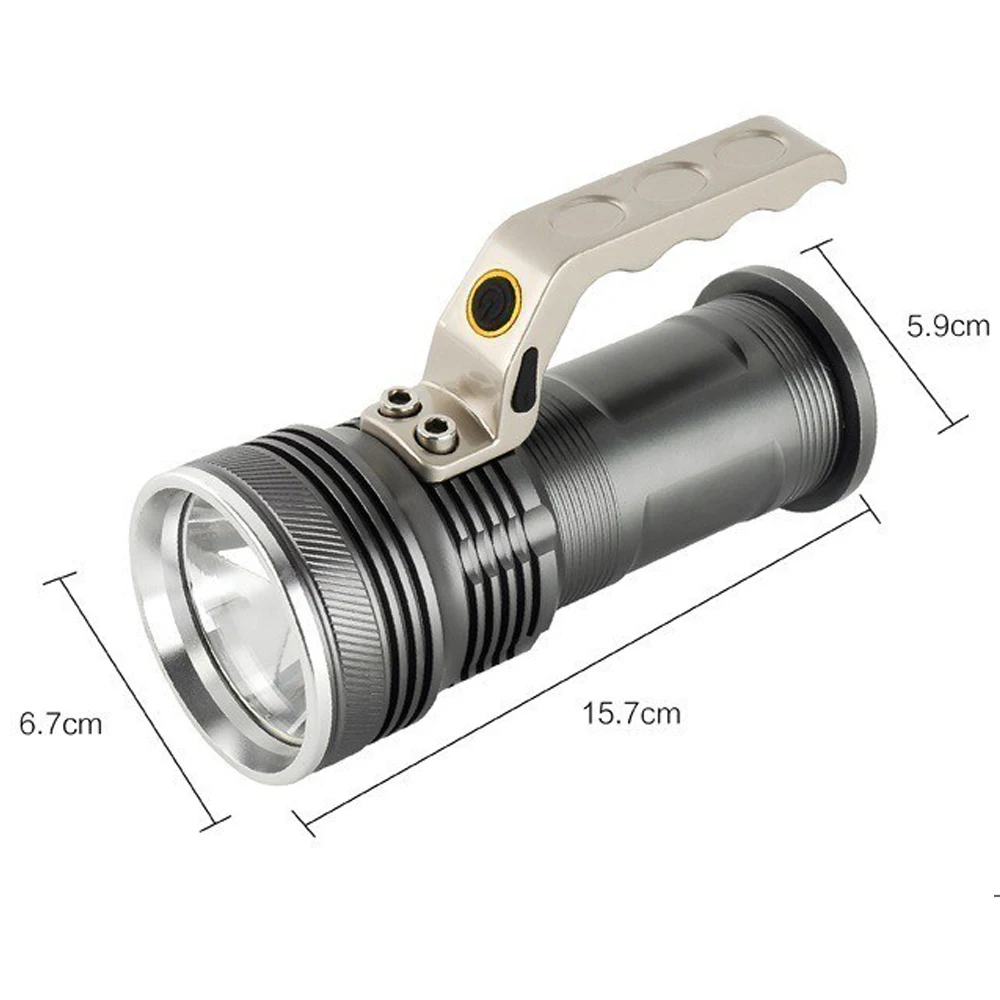 2000LM Tactical LED Flashlight 3 Modes Super bright Portable lamp Searchlight 18650 Rechargeable Hunting Camping Torch