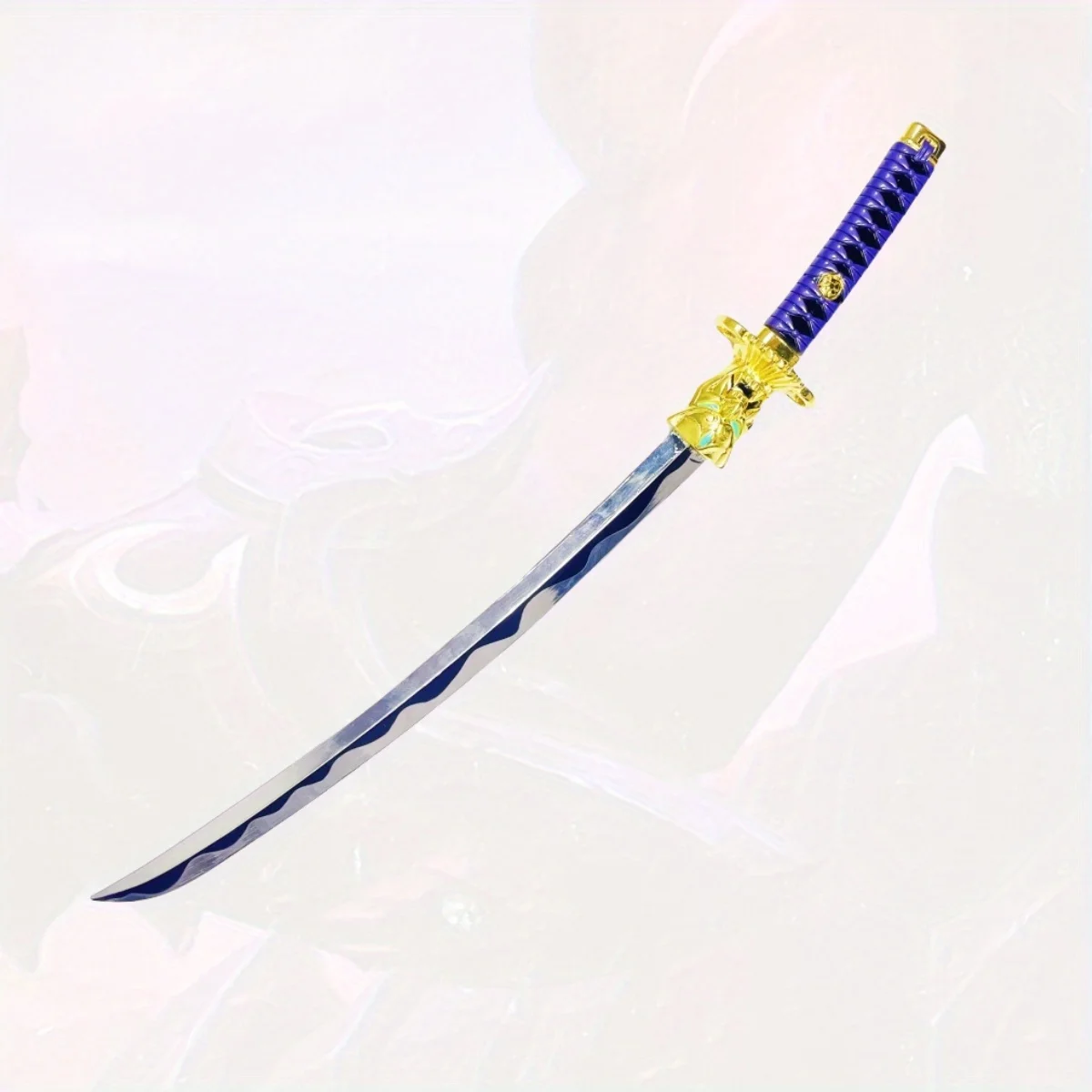 11 polegada valorant onimaru kunitsuna metal katana espada ninja faca japonês katana samurai sabre cosplay acessórios prop brinquedo