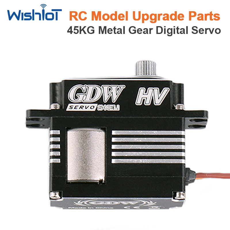 GDW Digital Motor Servo Mini Micro Coreless Servos Full Metal Shell Steel Gear for RC Car Fixed Wing Turbojet UAV Robot