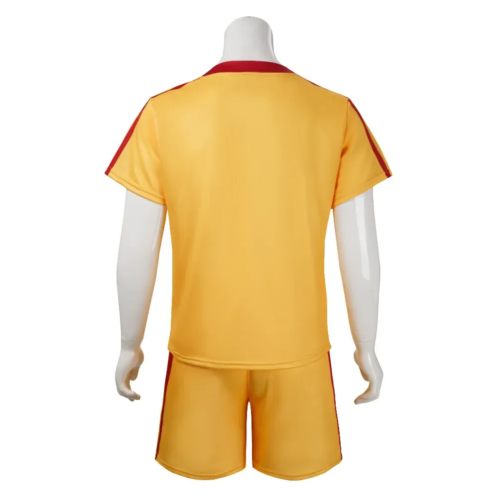 Сумасшедший Dodgeball Average Joe's взрослый желтый трикотажный костюм, комплект True Underdog Story, футбольный костюм для косплея, спортивная одежда