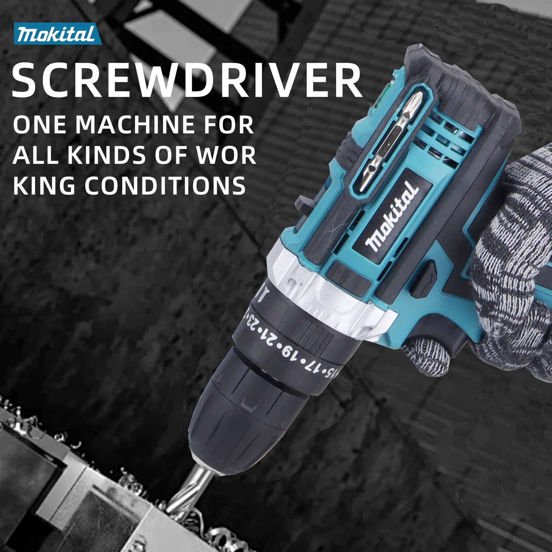 التجارة الخارجية عبر الحدود الأكثر مبيعا بطارية الليثيوم الصناعية الحفر مفك مجموعة متعددة الوظائف شحن الحفر اليد