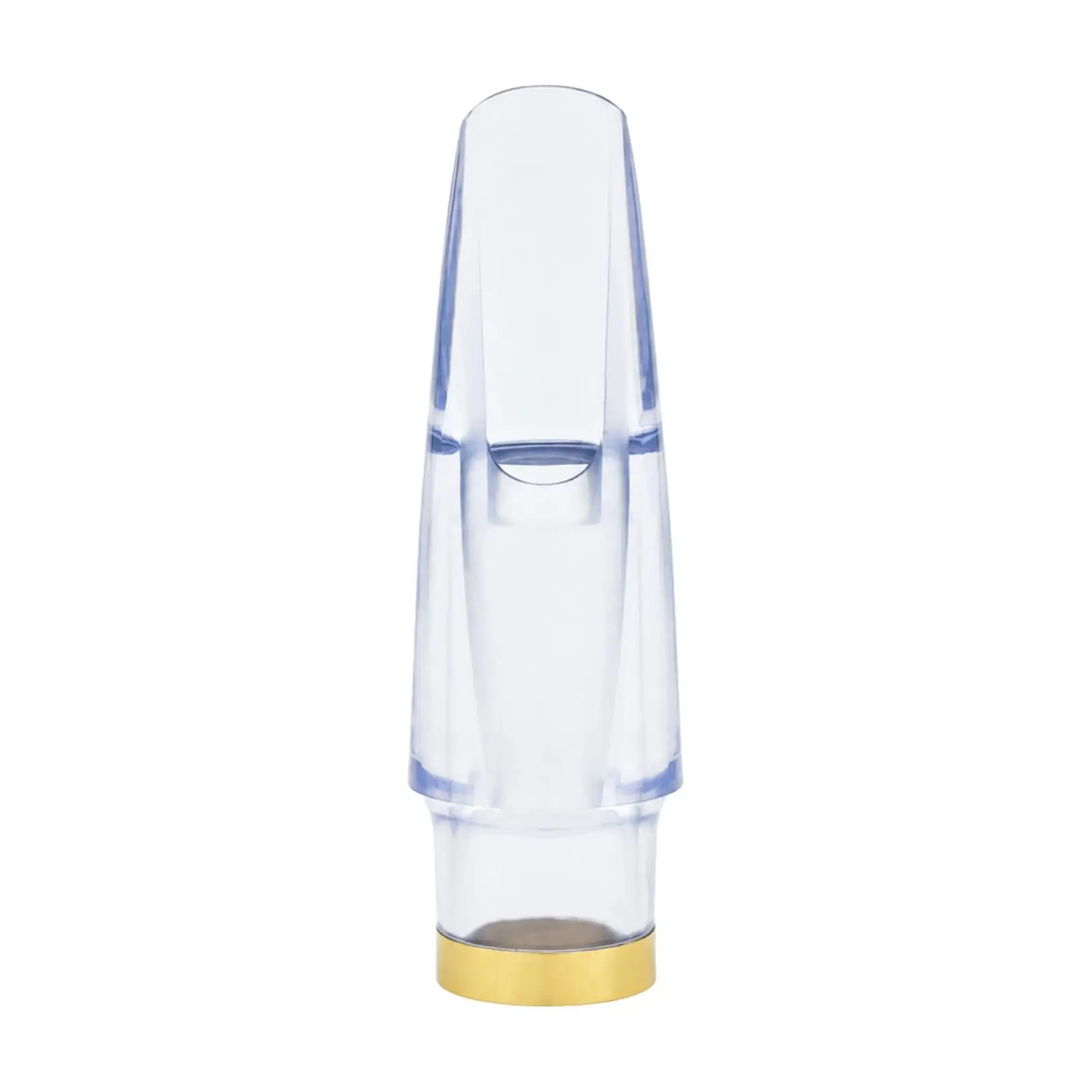 See Through Alto Saxophone Mouthpiece Plastic Beak with Cylindrical Shank for Yamaha
