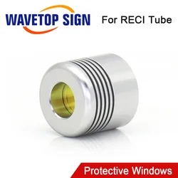WaveTopSign RECI W/T Series Co2 Laser Tube Protective Windows Laser Protective Optical Accessories For RECI Co2 Laser Tube