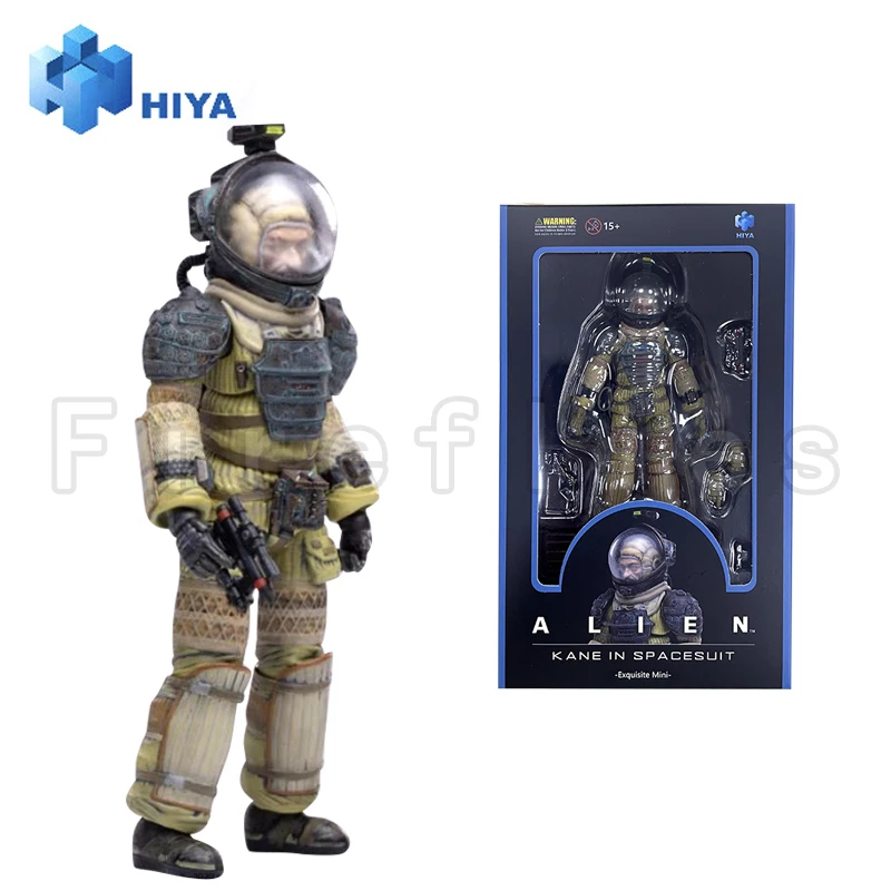 1/18 Hiya 4Inch Action Figure Exquise Miniserie Alien Kane In Ruimtepak Anime Model Speelgoed