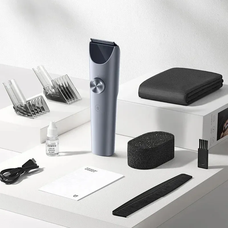 NEW MIJIA Hair Clipper 2 Hair Trimmer Professional Beard Cut Machine IPX7 Waterproof Wireless Haircut Machine CN view 6