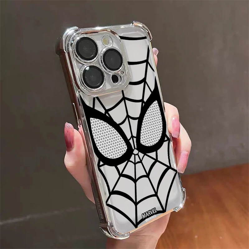 Marvel Spider-Man Pittura Cassa Del Telefono Per VIVO Y27 Y17S Y28 Y03 Y04 Y19S Y29 Y39 Y35 Y36 Y17 Y15 Y02s Y19 Y22 Y02 Airbag Copertura