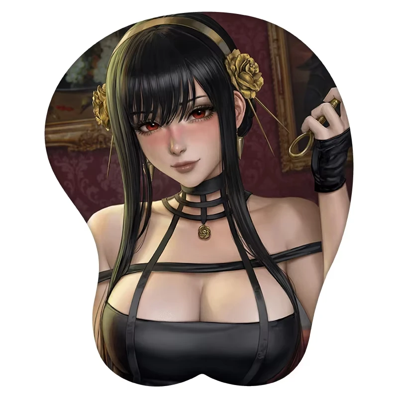 3D Mouse Pad Yor Forger Anime Mousepad Wrist Rest Silicone Sexy Creative Gaming Mat Gift