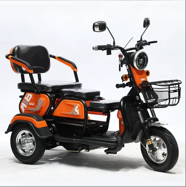 tricycle motorized cargo electric bicycle three wheel electric scooters bike electric tricycle for adults