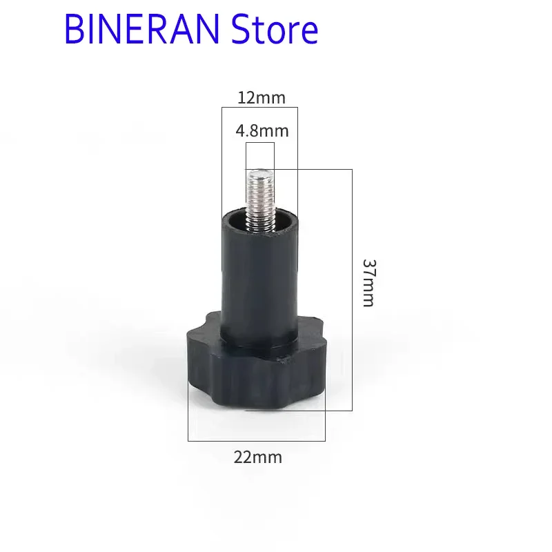 10PCS Glasses equipment accessories, automatic edging machine, template fixing screw, large handle screw, labor-saving