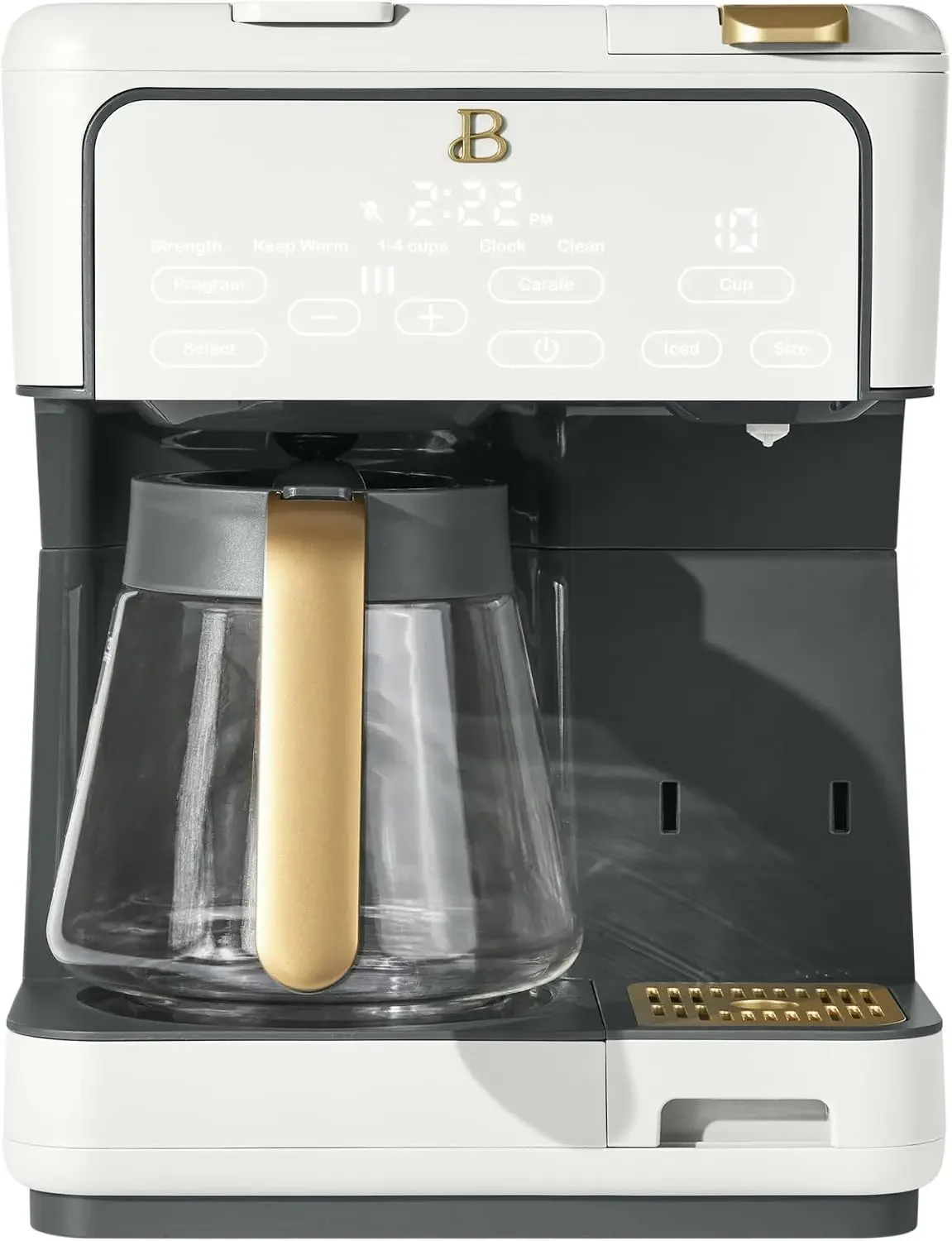 Dual Coffee Maker 12 Cup and Single Serve - Automatic Programmable Drip Coffee Maker with Touch Display, Travel Pod Coffee Maker
