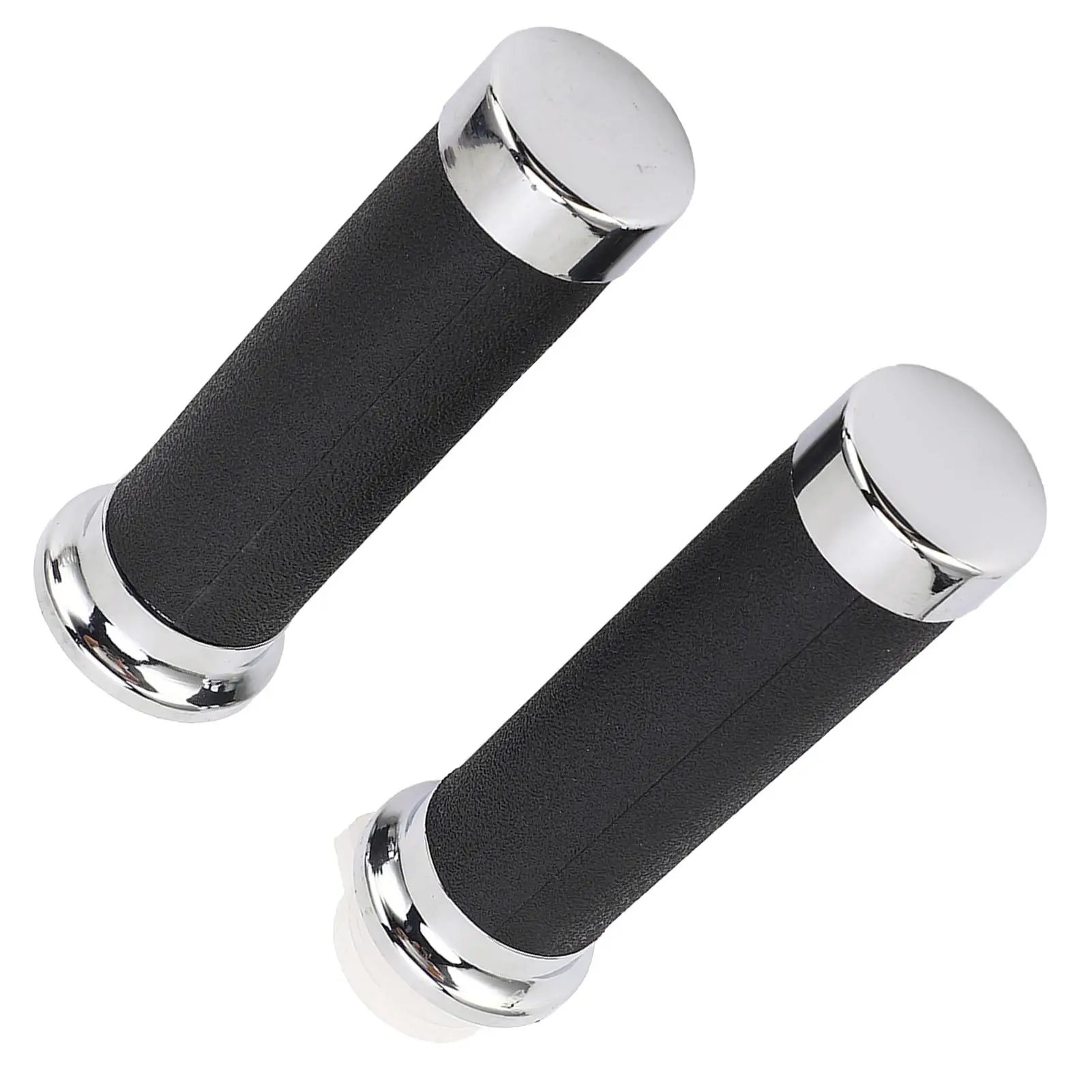 1Pair Ergonomic Slip Resistant Motorcycle Handle Grip Throttle Replacement for shadow 400 750 VT600 VT750