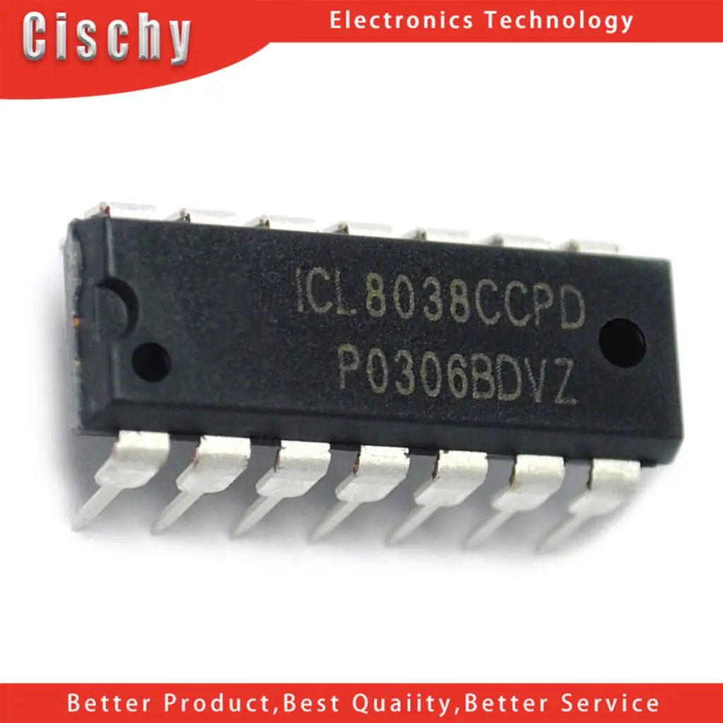 

5 шт. ICL8038CCPD DIP14 ICL8038 DIP 8038 ДОСП DIP-14