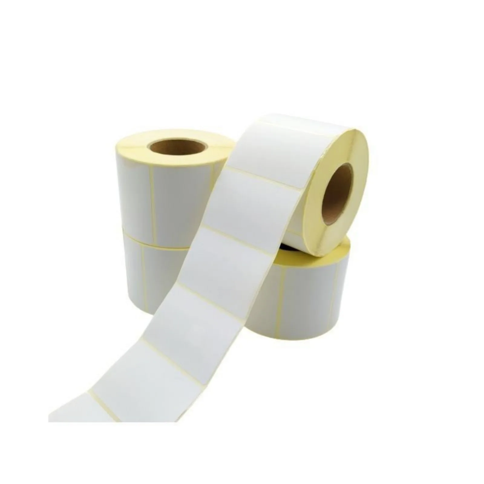 White Thermal Printer Labels for  Barcode,Waterproof Anti-Oil Tear-Resistant Price Tag Pure Color Scratch-Resistant Label Paper