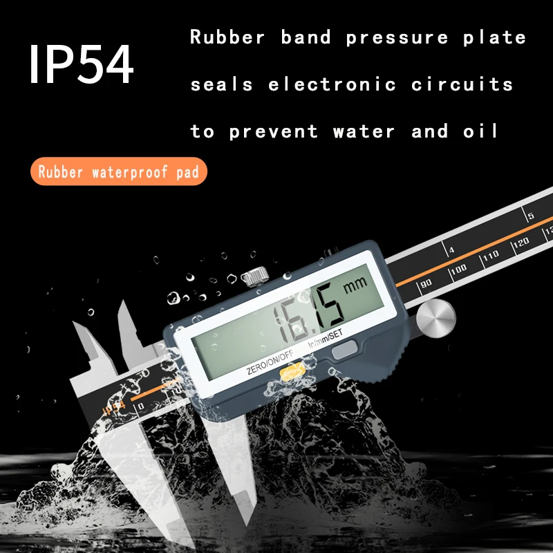 Built-in Bluetooth digital caliper for wireless transmission electronic caliper for measuring outer diameter inner diameter150mm