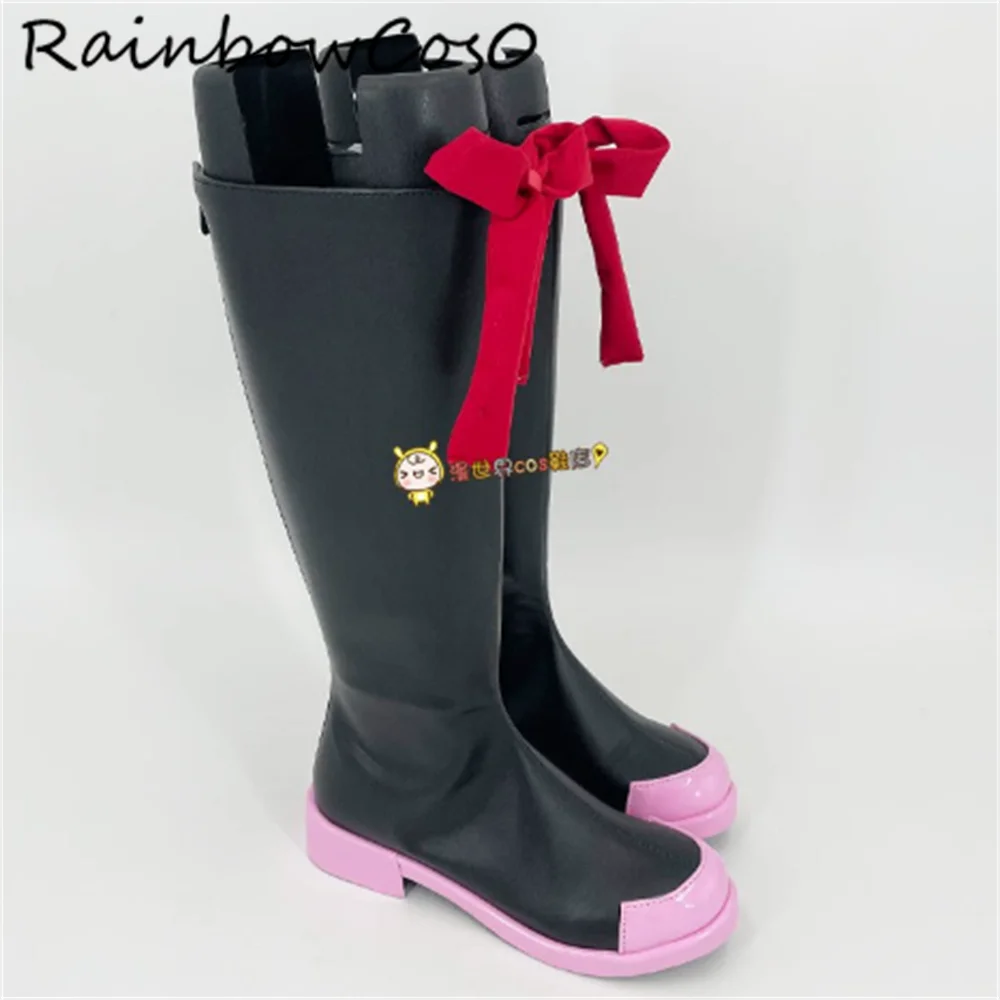 Chelsea Akame ga Uccidi! Scarpe Cosplay Stivali Gioco Anime Party Halloween RainbowCos0 W4776