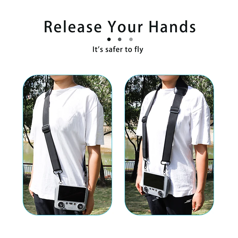 For DJI RC 2/RC PRO Remote Controller Lanyard for DJI Air 3/MINI 4 Pro/Mini 3 Pro/Mini3/Mavic 3 Classic Hanging Neck Wider Strap