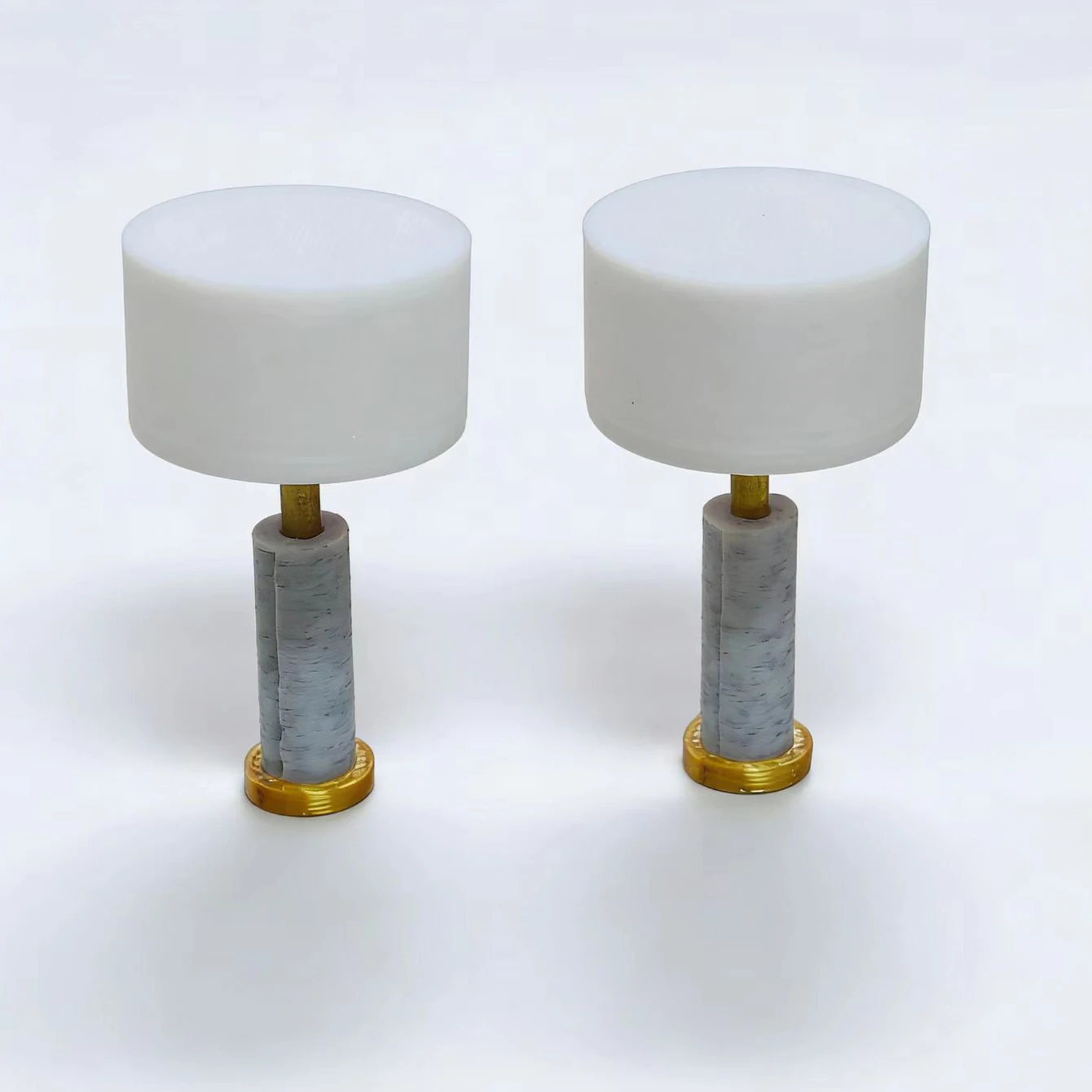Miniatuur bureaulampset schaal 1:12, mini simulatie bureaulamp, wekker, geschikt voor huizen, slaapkamers en andere scènes