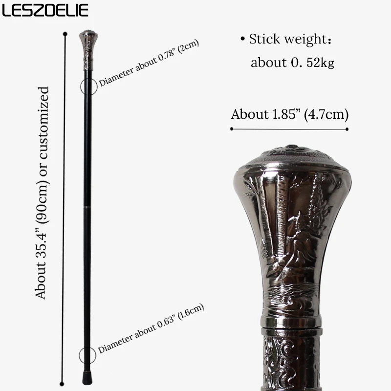 Тотем с волчьей головой, мужская роскошная трость, модная декоративная ручная трость, элегантная винтажная ручка для женщин