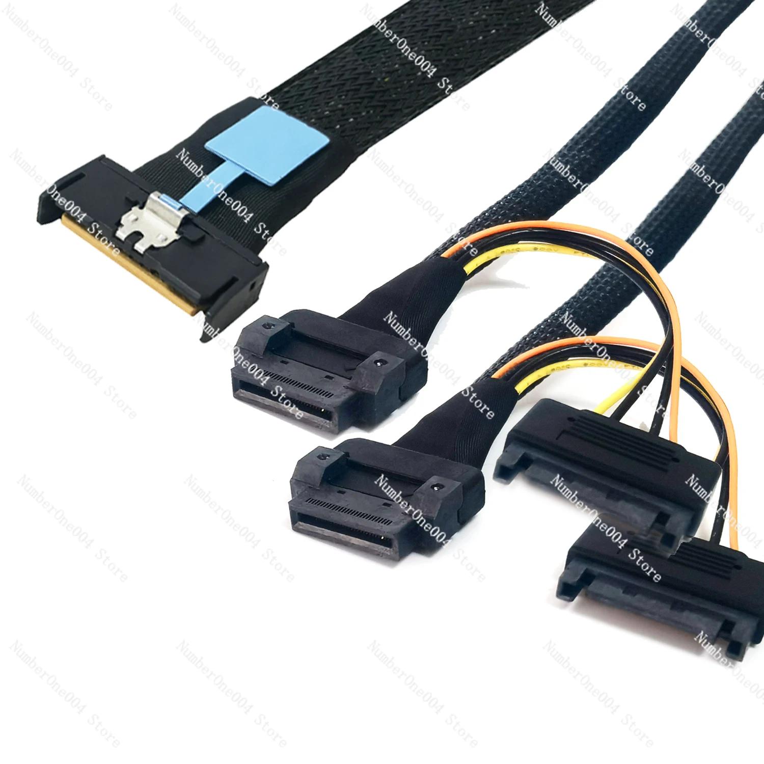 

Suitable for X8 To 2 E1.S E3.S Interface Server Hard Disk Transfer Cable PCIe5.0 Gen5 8i