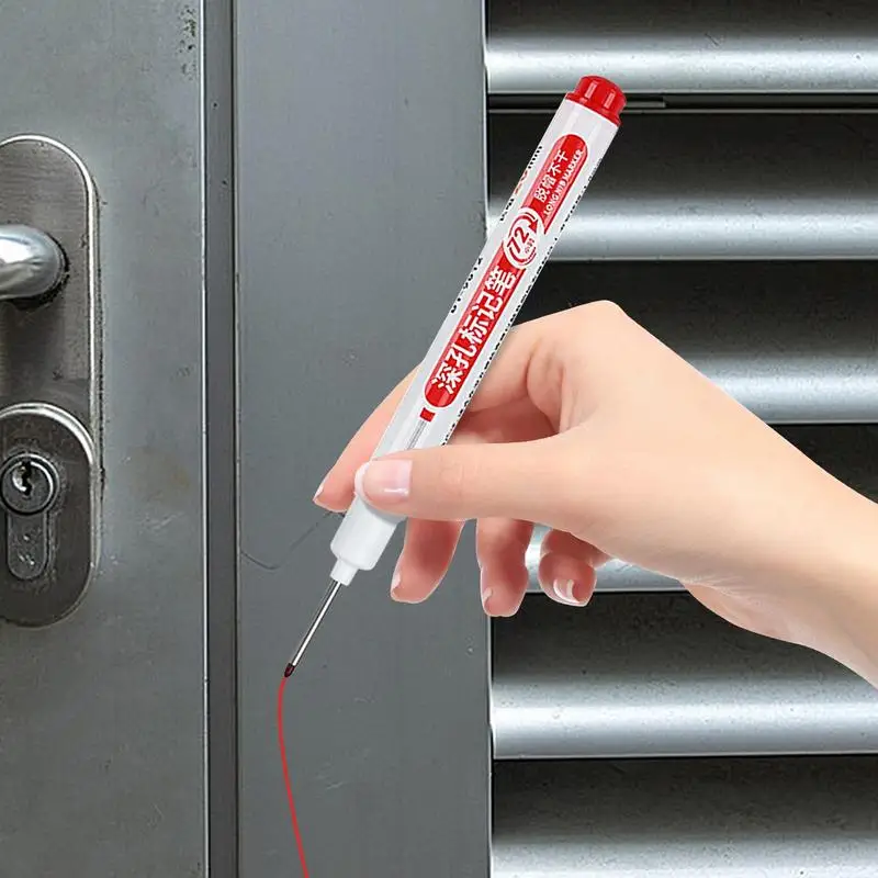 قلم تحديد النجارة الطويل، قلم تحديد متعدد الوظائف، أقلام تحديد بفتحة عميقة، قلم تحديد طويل لأعمال النجارة في الحمام