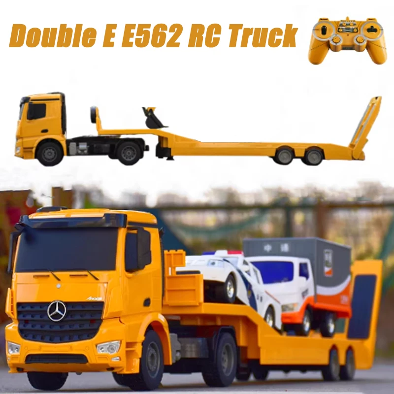 

Радиоуправляемая модель грузовика Double E E562, масштаб 1/20, строительная платформа, игрушечная машинка на радиоуправлении