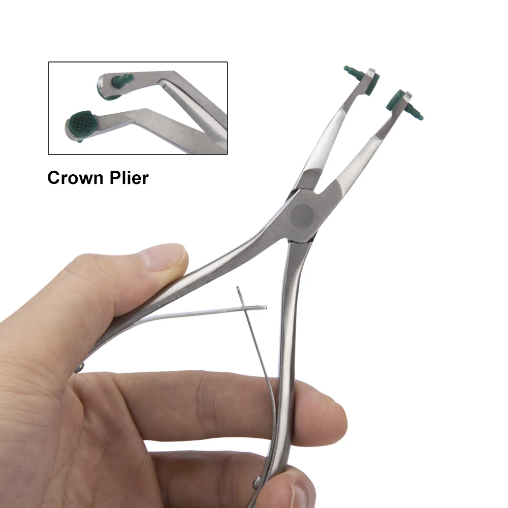 Dental-Klebstoffentfernungszange, Zange zur Entfernung von Seitenzähnen mit Ring, Kieferorthopädische Kronenzange, Zahnarztwerkzeuge – Detail 4