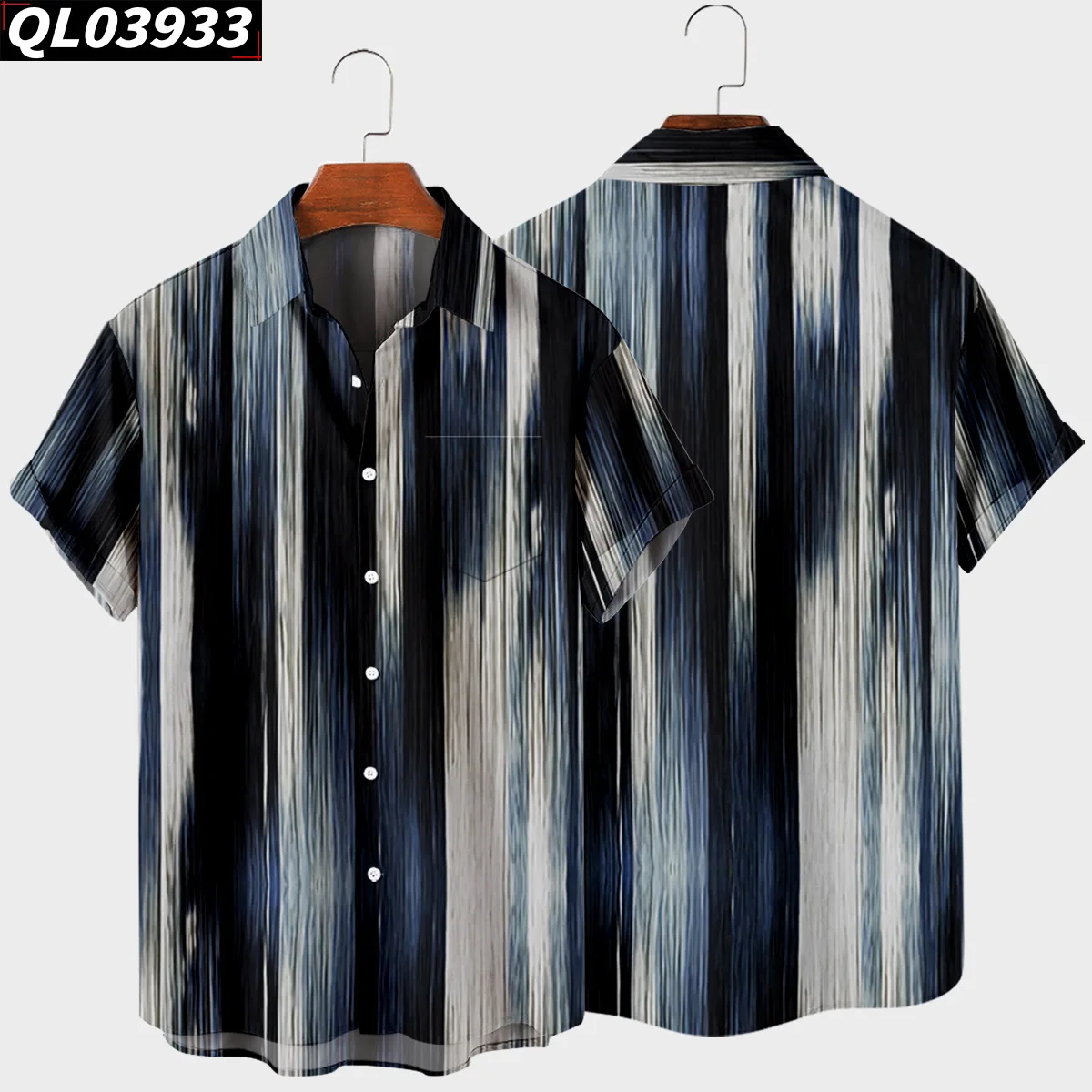 

New Hawaii Men's Retro Shirt Ttitching Tops Vintage y2k Summer Casual for Men And Women Streetwear