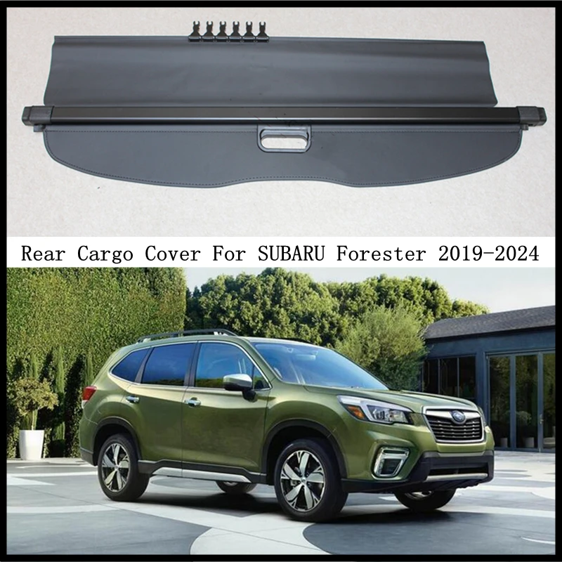 

Rear Cargo Cover For SUBARU Forester 2019 2020 2021 2022 2023 2024 Privacy Trunk Screen Security Shield Shade Modification Parts