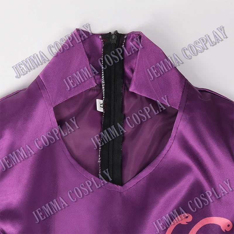 Anime japonês Cosplay Boa Hancockk Traje, Sexy Vestido Roxo, Cheongsam, Desempenho de Carnaval, Cheongsam, ACGN, Qualidade Premium